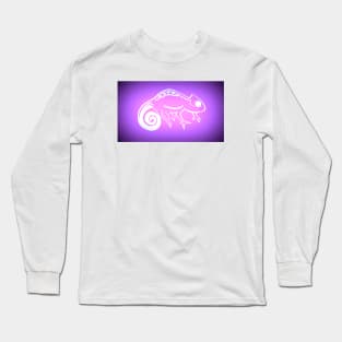 Purple Chameleon Long Sleeve T-Shirt